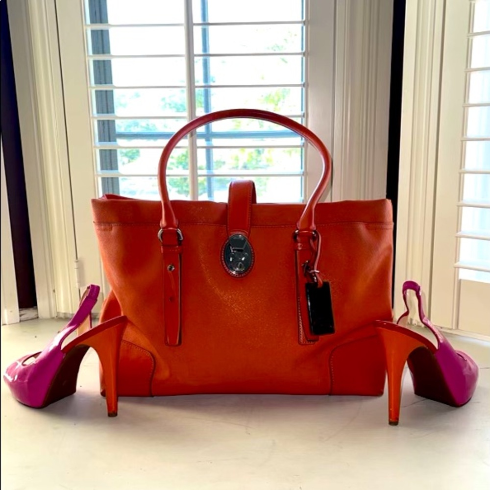 Tumi Orange Purse
